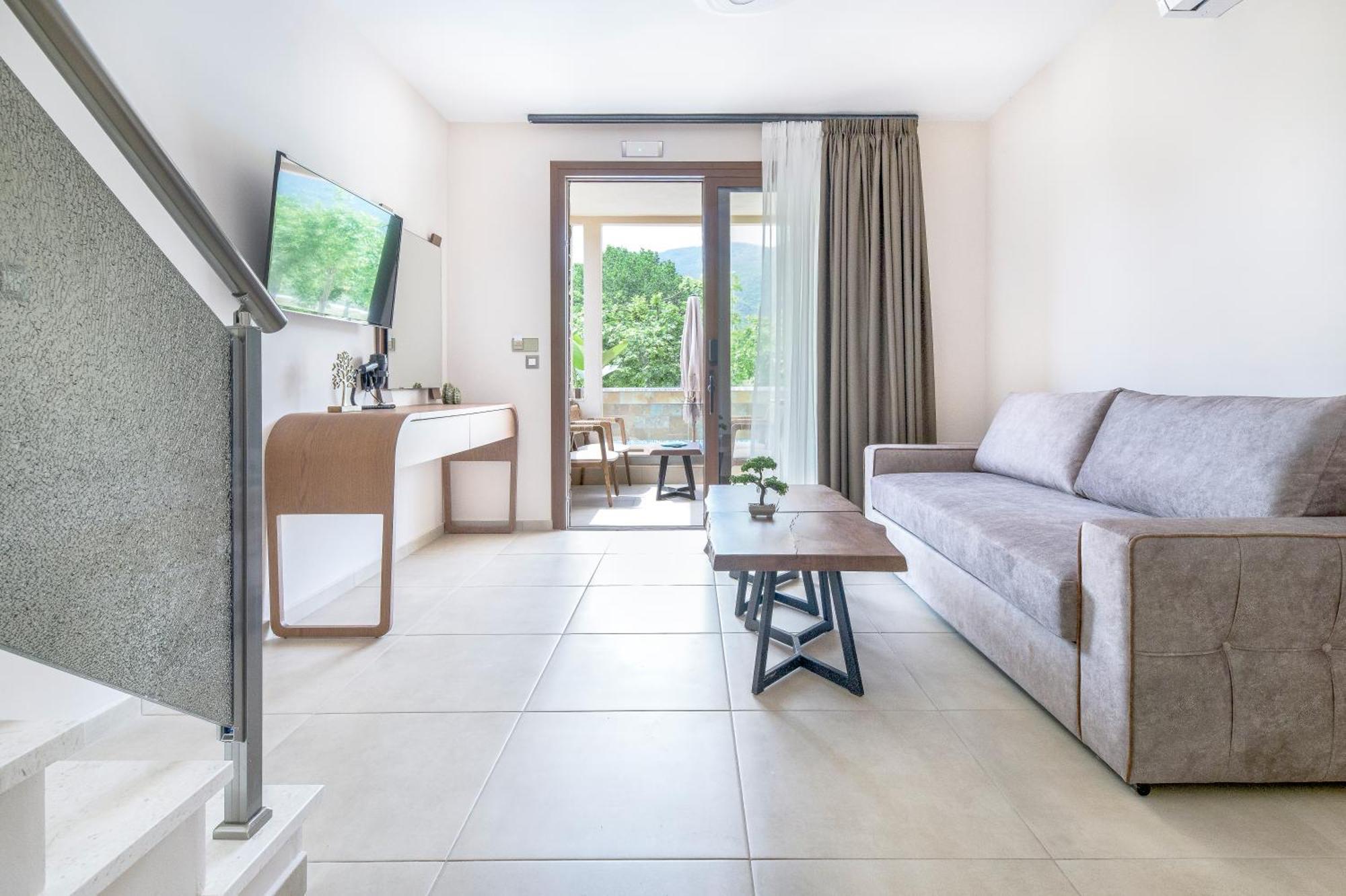 Porto Fino Apartment Asproválta Ngoại thất bức ảnh